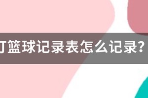 篮球训练活动内容记录表